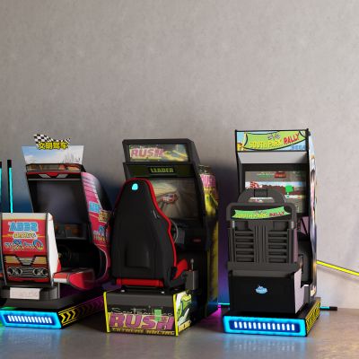 现代游戏机 赛车模拟器