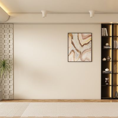 现代客厅背景墙