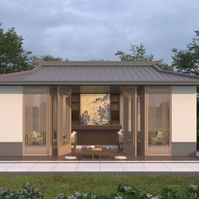 新中式休闲亭子