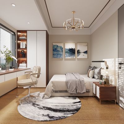 新中式卧室