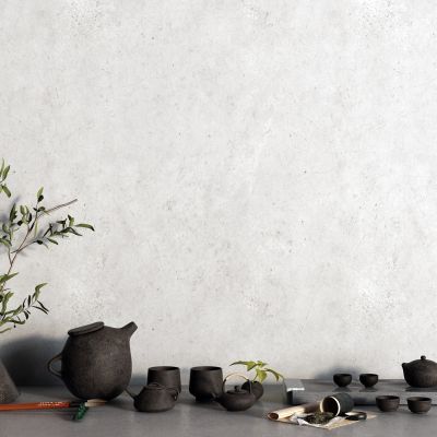 中式茶具 茶壶 茶杯 茶叶