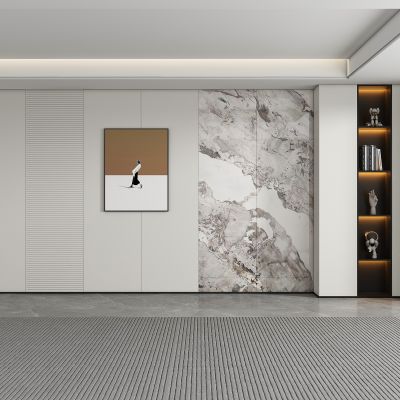 现代沙发背景墙