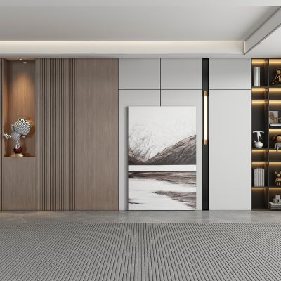 现代沙发背景墙