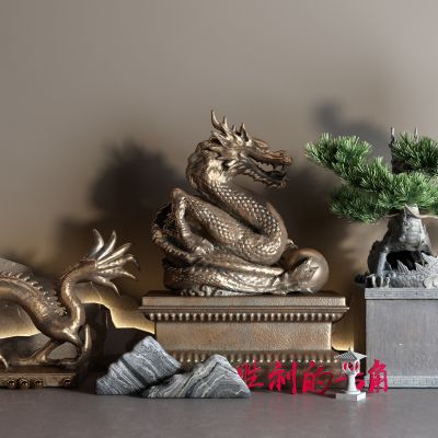 中式龙 雕塑