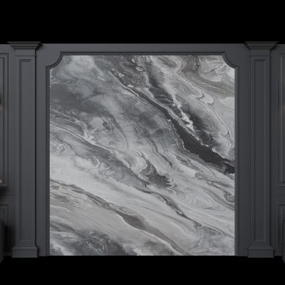 法式床头背景墙