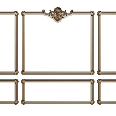 法式线条 雕花线条 构件线条 石膏线