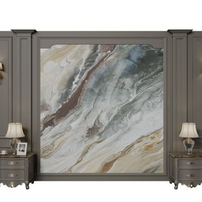 法式床头背景墙