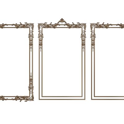 法式线条 雕花线条 构件线条 石膏线