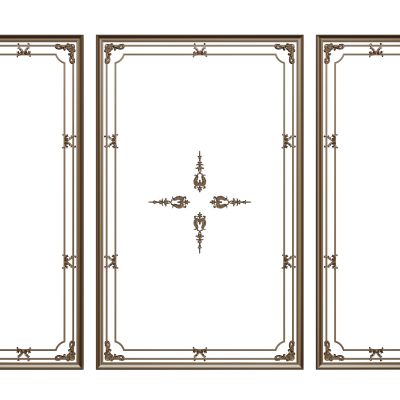 法式线条 雕花线条 构件线条 石膏线