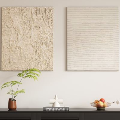 现代奶油装饰画挂画