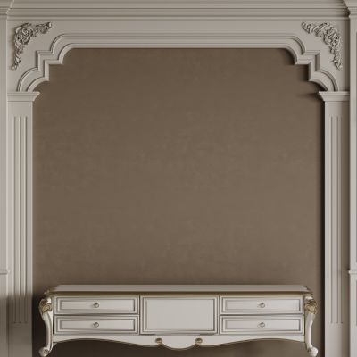 法式床头背景墙