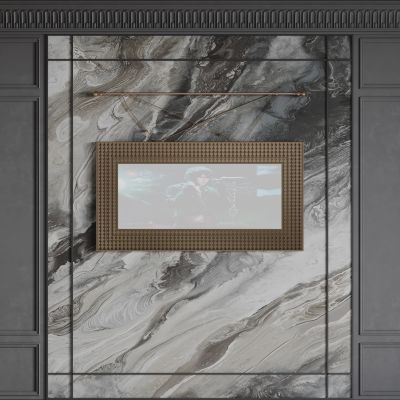 法式床头背景墙