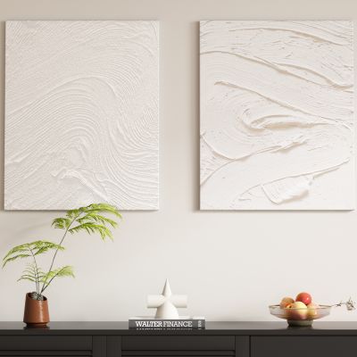 现代奶油装饰画挂画