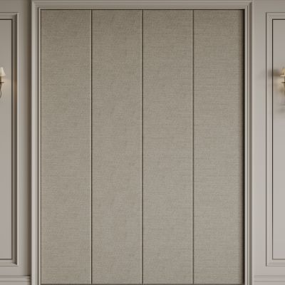 法式床头背景墙