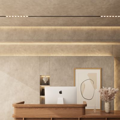 奶油 诧寂风 中古风 藤编 骨骼线 民宿 前台