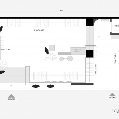 服装店平面布置图