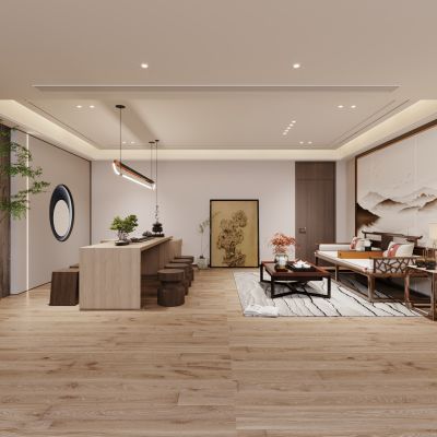 茶室新中式风格2016版