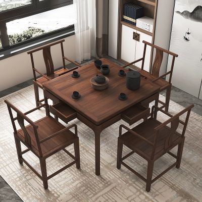 新中式茶桌椅组合