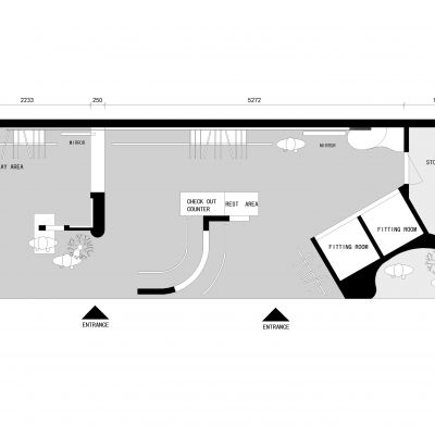 服装店平面布置图