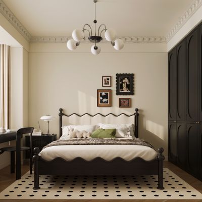 法式中古风卧室 飘窗卧室 主卧