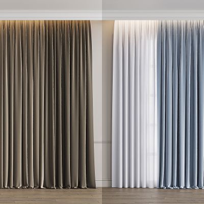 现代简约窗帘 布艺窗帘 奶茶色窗帘 灰色窗帘 纯色窗帘 