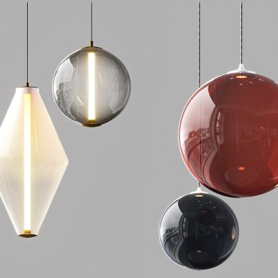 现代吊灯 玻璃吊灯 餐厅吊灯