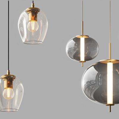 现代吊灯 玻璃吊灯 餐厅吊灯