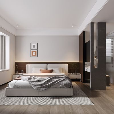 现代卧室