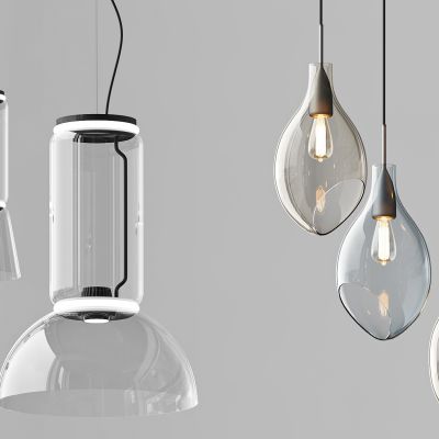 现代吊灯 玻璃吊灯 餐厅吊灯