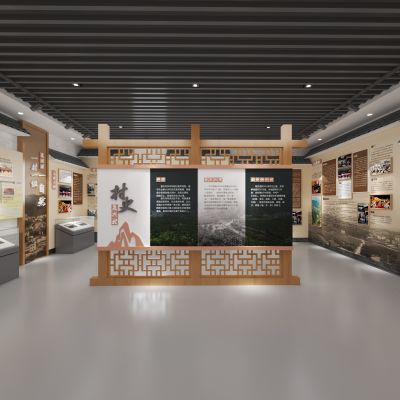 新中式文化展厅_乡村展馆