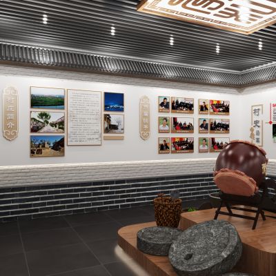 新中式村史馆展厅