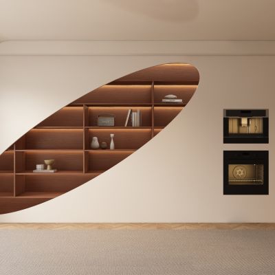 中古风侘寂风客厅 餐厅 茶室背景墙