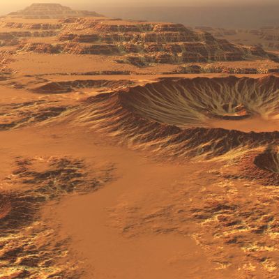 现代火星地球表面