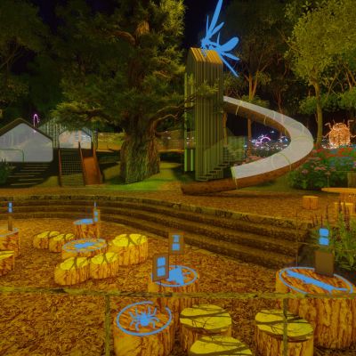 现代昆虫动物文化生态森林科普教育公园广场景观