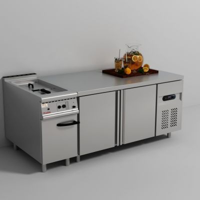 现代 工作台 炸炉