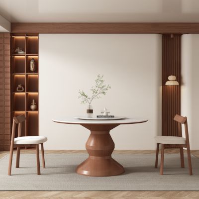 中古风侘寂风餐厅 餐桌椅