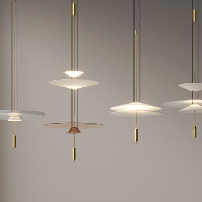 现代金属吊灯组合