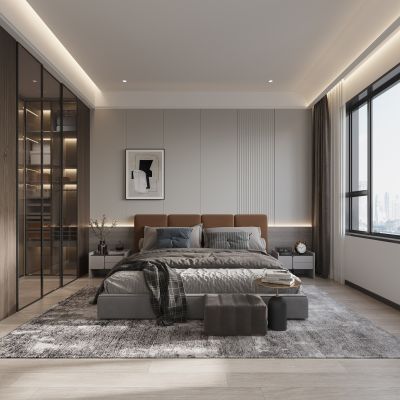 现代卧室