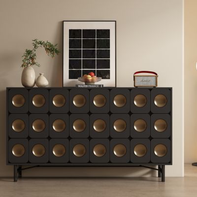 中古风法式边柜 玄关柜 餐边柜