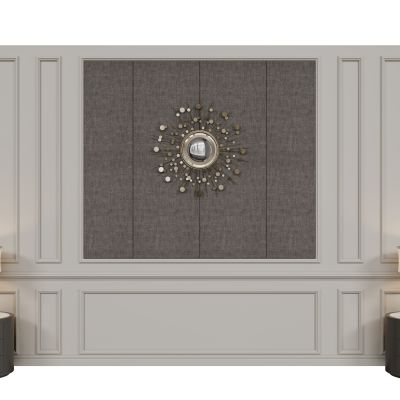 法式床头背景墙