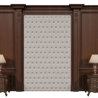 法式床头背景墙