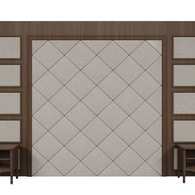 法式床头背景墙