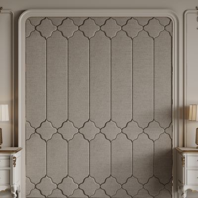 法式床头背景墙