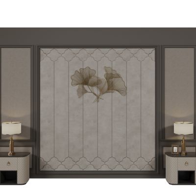 法式床头背景墙