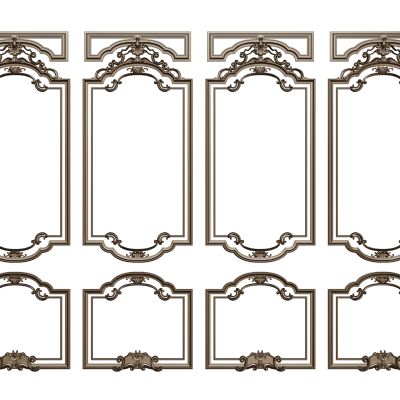 法式线条 雕花线条 构件线条 石膏线