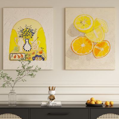 现代奶油风装饰画挂画