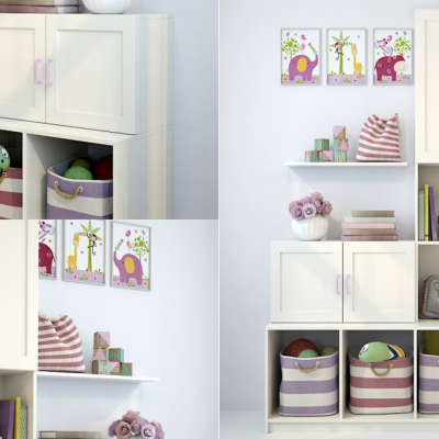 宜家模块化家具  玩具套装  儿童玩具  儿童室装饰配件 儿童室摆件 