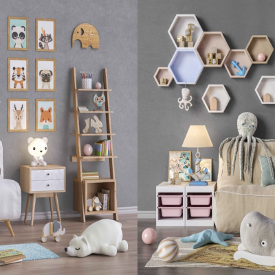 儿童玩具  玩具摆件套装  儿童室摆件 儿童室装饰配件  宜家模块化家具彩灯 毛绒玩具 