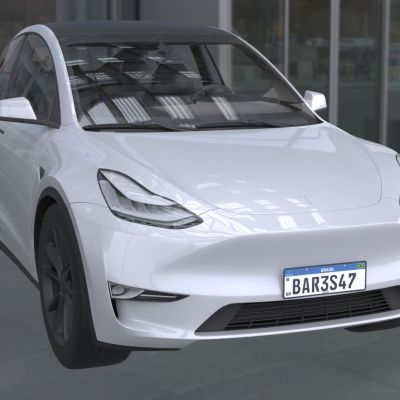 2024款特斯拉modelY新能源汽车SUV轿车