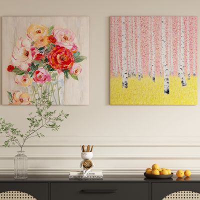 现代奶油风装饰画挂画